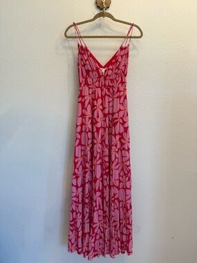 Hutch Pink Floral Maxi Dress